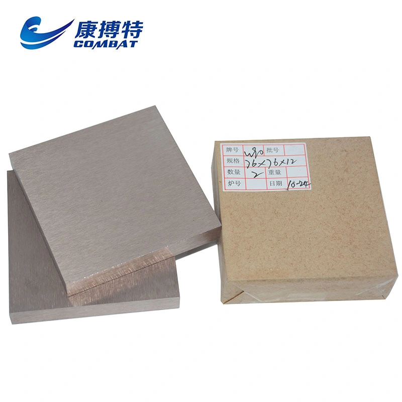 10*60*100mm Tungsten Copper Alloy Ingot Block Products